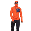 Mountain Equipment M ECLIPSE HOODED ZIP T - Magma - Medieval S Midlayer - PeakStyle