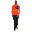 Mountain Equipment M ECLIPSE HOODED ZIP T - Magma - Medieval S Midlayer - PeakStyle