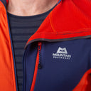 Mountain Equipment M ECLIPSE HOODED ZIP T - Magma - Medieval S Midlayer - PeakStyle