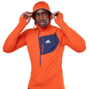 Mountain Equipment M ECLIPSE HOODED ZIP T - Magma - Medieval S Midlayer - PeakStyle