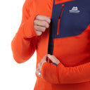 Mountain Equipment M ECLIPSE HOODED ZIP T - Magma - Medieval S Midlayer - PeakStyle