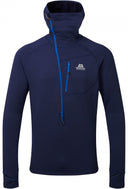 Mountain Equipment M ECLIPSE HOODED ZIP T - Medieval Blue S Midlayer - PeakStyle