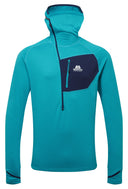 Mountain Equipment M ECLIPSE HOODED ZIP T - Topaz - Medieval Blue S Midlayer - PeakStyle
