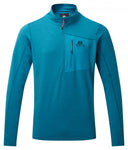 Mountain Equipment M LUMIKO ZIP T - Alto Blue S Midlayer - PeakStyle