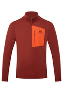 Mountain Equipment M LUMIKO ZIP T - Merlot - Cardinal S Midlayer - PeakStyle