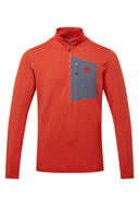 Mountain Equipment M LUMIKO ZIP T - Red Rock - Ombre Blue S Midlayer - PeakStyle