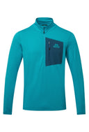 Mountain Equipment M LUMIKO ZIP T - Topaz - Majolica Blue S Midlayer - PeakStyle