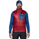 Mountain Equipment M OREUS VEST - Merlot - Admiral Blue S Westen - PeakStyle