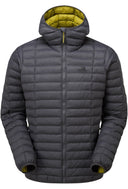 Mountain Equipment M PARTICLE HOODED JACKET - Anvil Grey - Obsidian S Isolationsjacken - PeakStyle