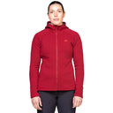 Mountain Equipment W BRALDU HOODED JACKET - Merlot XS - 8 Midlayer - PeakStyle