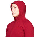 Mountain Equipment W BRALDU HOODED JACKET - Merlot XS - 8 Midlayer - PeakStyle