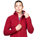 Mountain Equipment W BRALDU HOODED JACKET - Merlot XS - 8 Midlayer - PeakStyle