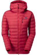 Mountain Equipment W EARTHRISE HOODED JACKET - Capsicum Red XS - 8 Isolationsjacken - PeakStyle