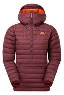 Mountain Equipment W EARTHRISE HOODED PULLOVER - Raisin XS - 8 Oberbekleidung - PeakStyle