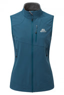 Mountain Equipment W FRONTIER VEST - Majolica Blue XS - 8 Oberbekleidung - PeakStyle