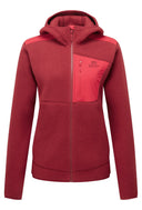 Mountain Equipment W HIGHPILE HOODED JACKET - Tibetan Red - Capsicum XS - 8 Midlayer - PeakStyle