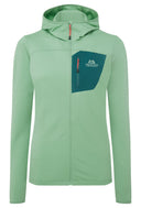 Mountain Equipment W LUMIKO HOODED JACKET - Lichen Green - D Teal XS - 8 Midlayer - PeakStyle