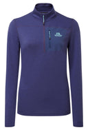 Mountain Equipment W LUMIKO ZIP T - Amethyst - Medieval XS - 8 Midlayer - PeakStyle