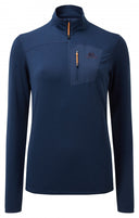 Mountain Equipment W LUMIKO ZIP T - Medieval Blue XS - 8 Midlayer - PeakStyle