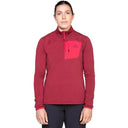 Mountain Equipment W LUMIKO ZIP T - Rhubarb - Capsicum XS - 8 Midlayer - PeakStyle