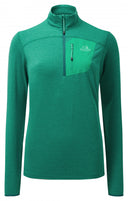 Mountain Equipment W LUMIKO ZIP T - Spruce - Deep Green XS - 8 Midlayer - PeakStyle