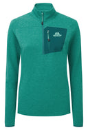 Mountain Equipment W LUMIKO ZIP T - Spruce - Deep Teal XS - 8 Midlayer - PeakStyle