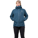 Mountain Equipment W MAKALU JACKET - Majolica Blue - Capsicum Red XS - 8 Regenjacken - PeakStyle