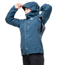 Mountain Equipment W MAKALU JACKET - Majolica Blue - Capsicum Red XS - 8 Regenjacken - PeakStyle