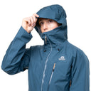 Mountain Equipment W MAKALU JACKET - Majolica Blue - Capsicum Red XS - 8 Regenjacken - PeakStyle