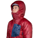 Mountain Equipment W OREUS JACKET - Merlot - Admiral Blue XS - 8 Oberbekleidung - PeakStyle