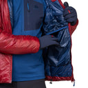 Mountain Equipment W OREUS JACKET - Merlot - Admiral Blue XS - 8 Oberbekleidung - PeakStyle
