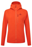 Mountain Equipment W SHROUD HOODED JACKET - Cardinal Orange XS - 8 Midlayer - PeakStyle
