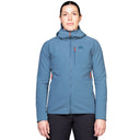 Mountain Equipment W SHROUD HOODED JACKET - Stellar Blue XS - 8 Midlayer - PeakStyle