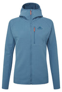 Mountain Equipment W SHROUD HOODED JACKET - Stellar Blue XS - 8 Midlayer - PeakStyle