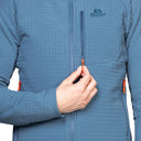 Mountain Equipment W SHROUD HOODED JACKET - Stellar Blue XS - 8 Midlayer - PeakStyle