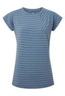 Mountain Equipment W SILHOUETTE TEE - Bluefin Stripe XS - 8 Oberbekleidung - PeakStyle