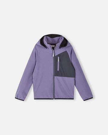 Reima Mukana Hybridjacke in Misty Violet – Vorderansicht