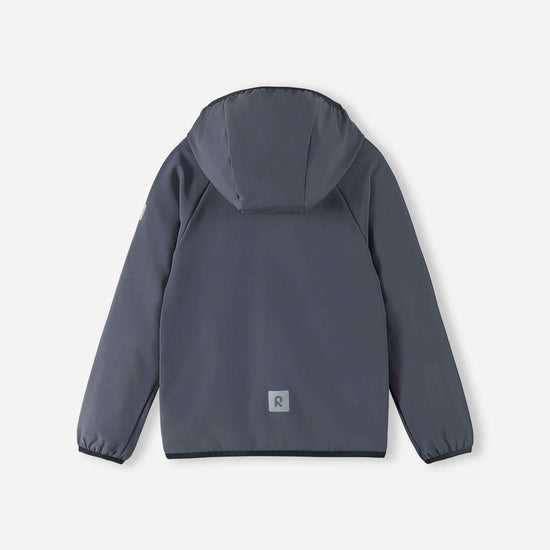 Reima Mukana Hybridjacke in Soft Black – Rückansicht