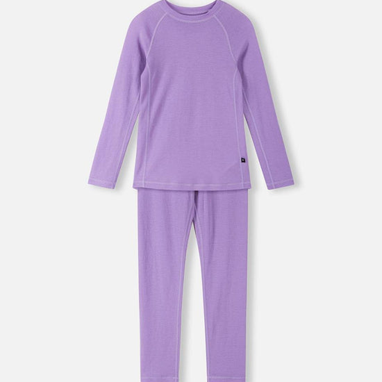 Reima Kinsei Merino-Lyocell Performance Underwear Set for Kids - Blooming Lilac