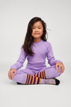 Reima Kinsei Merino-Lyocell Functional Underwear Set for Kids - Blooming Lilac - View 2