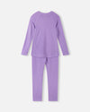 Reima Kinsei Merino-Lyocell Performance Underwear Set for Kids - Blooming Lilac - View 3