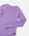 Reima Kinsei Merino-Lyocell Functional Underwear Set for Kids - Blooming Lilac - View 6