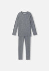 Reima Kinsei Merino-Lyocell Performance Underwear Set for Kids - Melange Gray