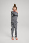 Reima Kinsei Merino-Lyocell Performance Underwear Set for Kids - Melange Gray - View 11