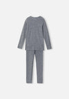 Reima Kinsei Merino-Lyocell Performance Underwear Set for Kids - Melange Gray - View 2