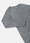 Reima Kinsei Merino-Lyocell Performance Underwear Set for Kids - Melange Gray - View 5