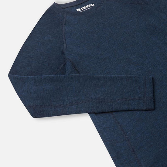 Reima Kinsei Merino-Lyocell Functional Underwear Set for Kids - Navy - View 5