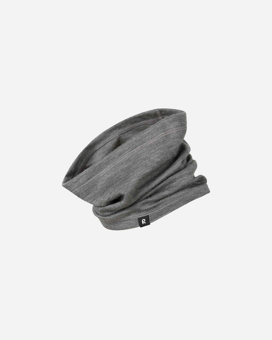 Reima Aarni Merino Tube Scarf for Kids, Melange Gray – Product Shot 1