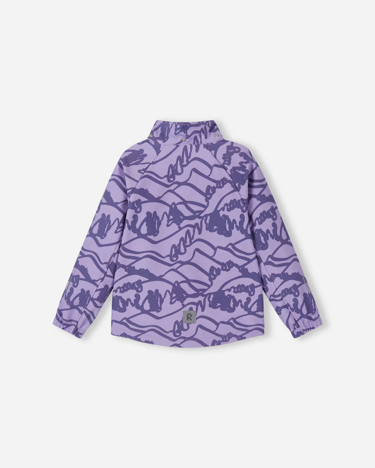 Reima Aitoo softshelljas voor kinderen in Blooming Lilac – Packshot