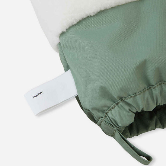Reima Anturoin ReimaTec Winter Booties for Babies – Stone Green – Close-up